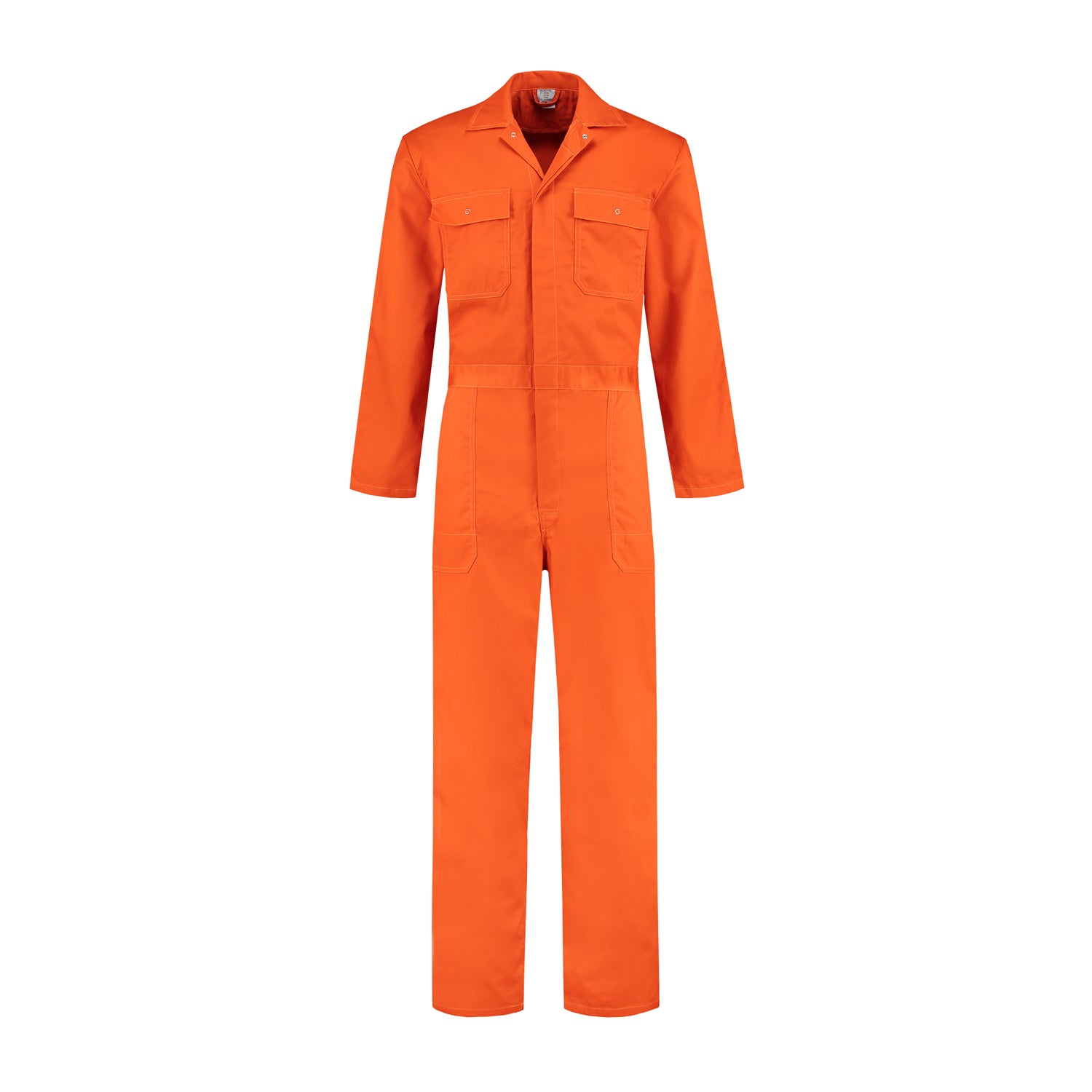 Overall polyester/katoen oranje