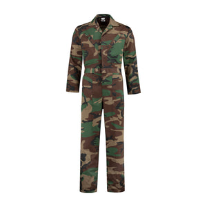 Camouflage-overall polyester/katoen