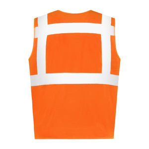 Veiligheidvest met rits RWS fluo oranje