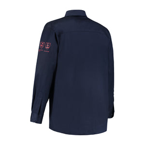 Vlamvertragende blouse antistatisch navy