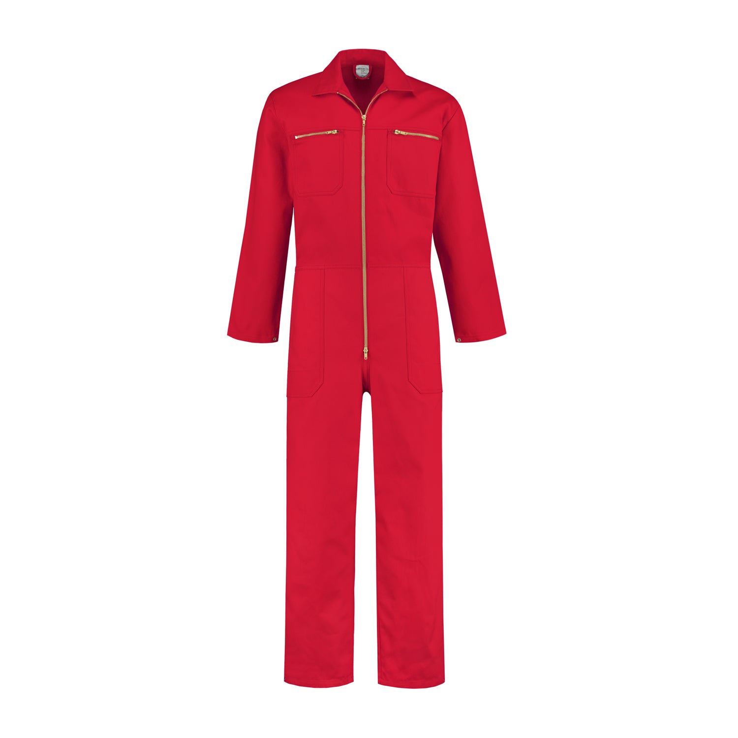 Kinderoverall 100% katoen rood