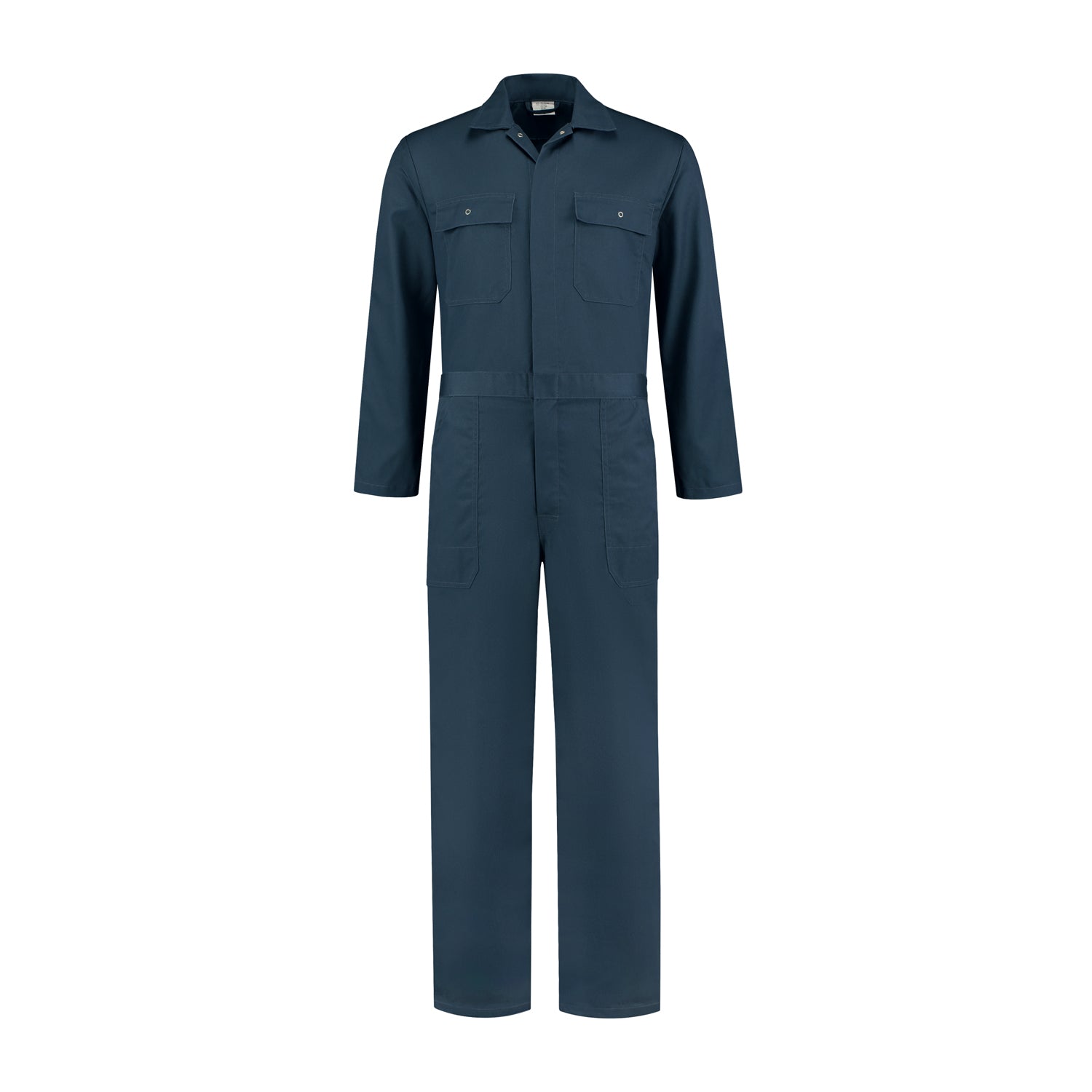 Kinderoverall polyester/katoen navy