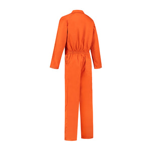 Kinderoverall polyester/katoen oranje