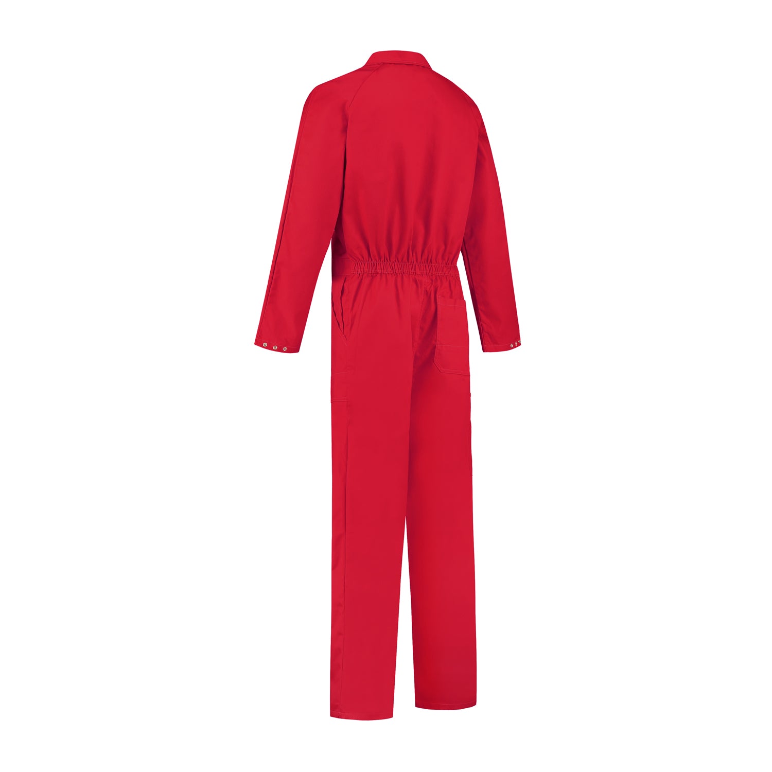 Kinderoverall polyester/katoen rood