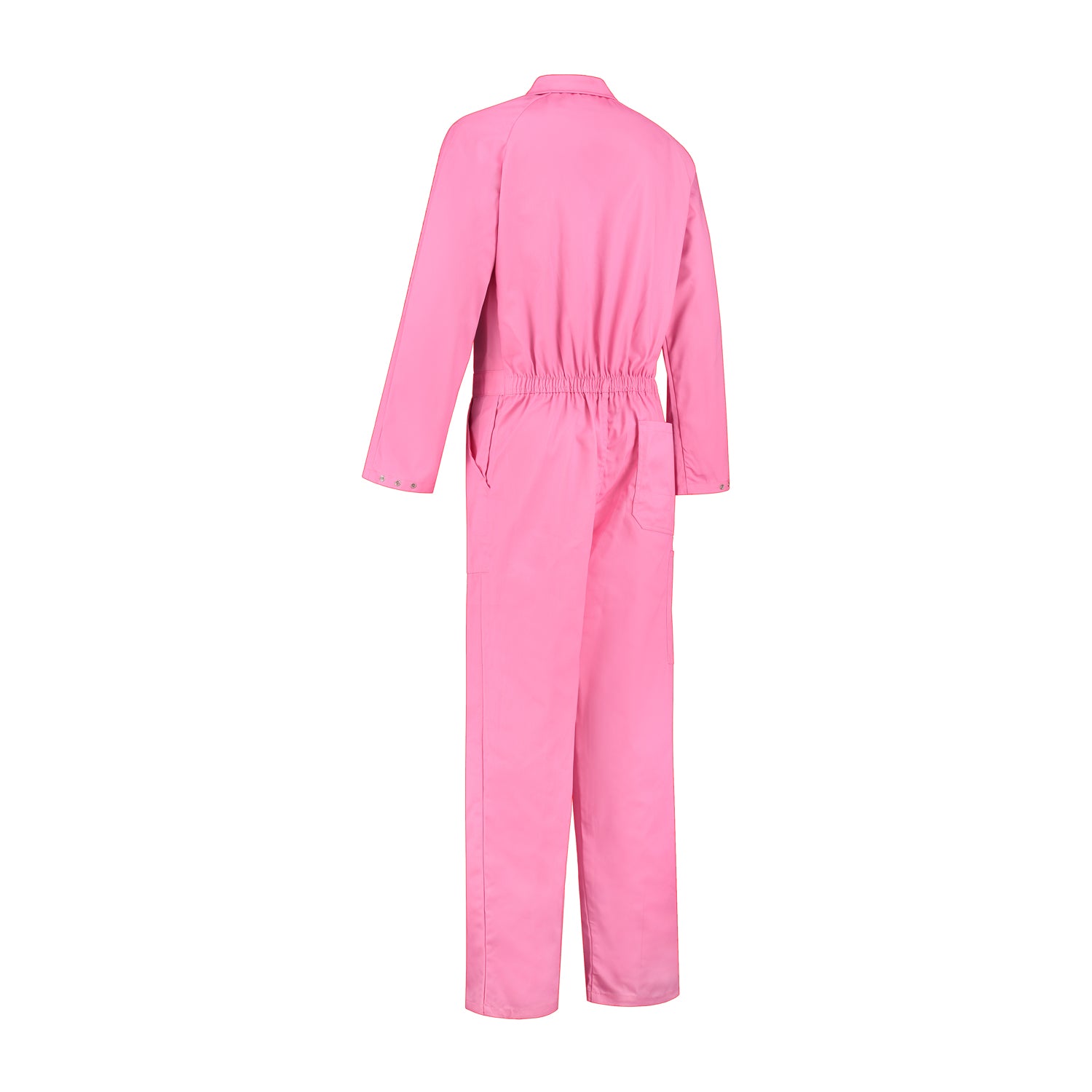 Kinderoverall polyester/katoen roze