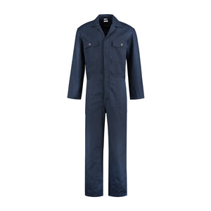 Overall 100% katoen met knoopsluiting navy