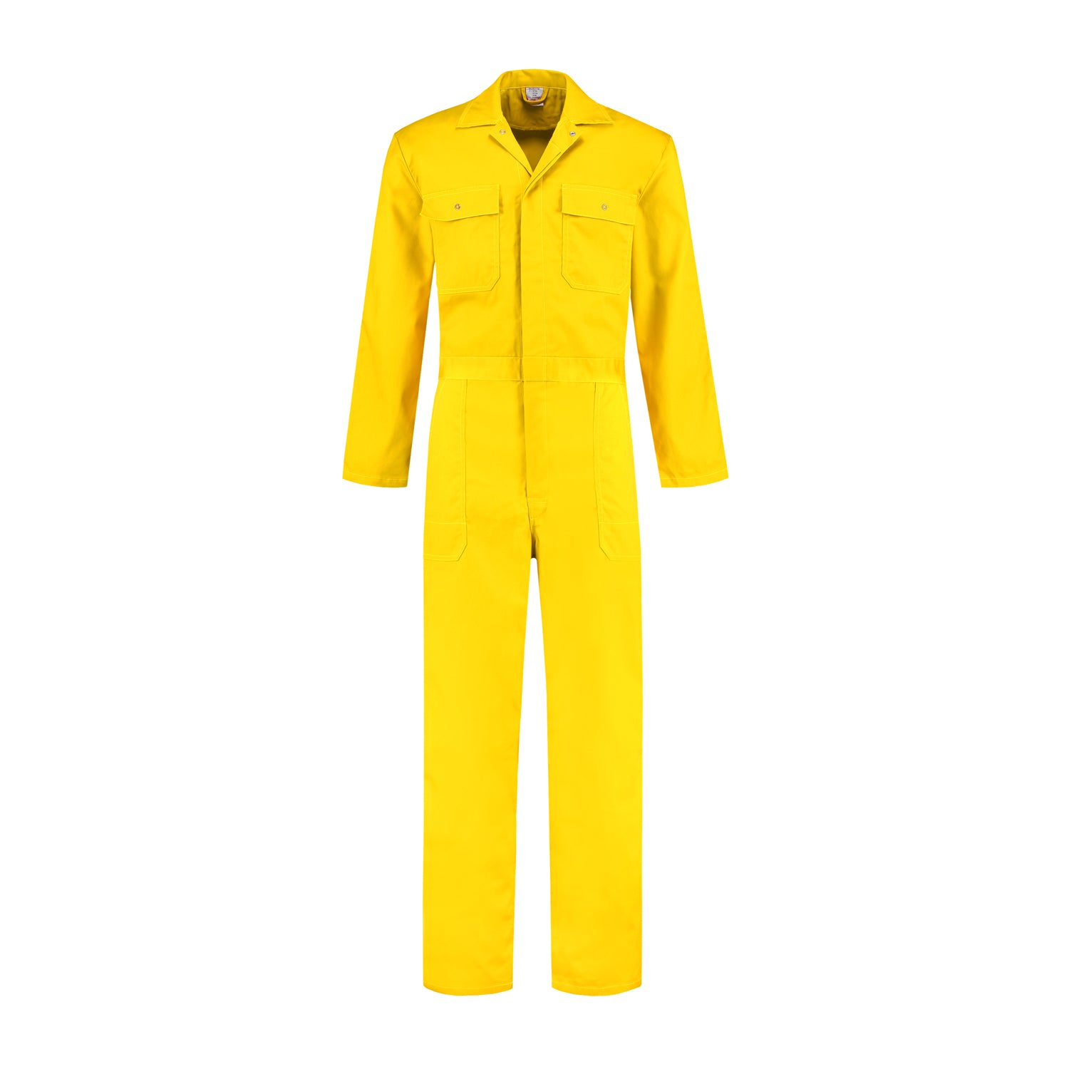 Overall polyester/katoen geel