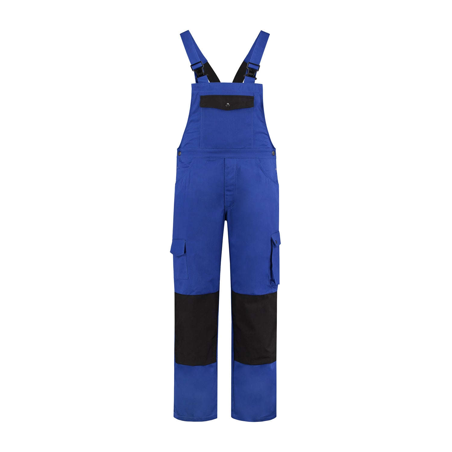 Tuinoverall katoen/polyester korenblauw/zwart