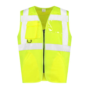 Veiligheidvest met rits RWS fluo geel