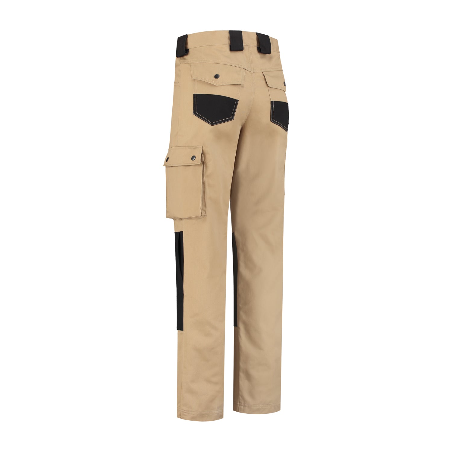 Werkbroek katoen/polyester kaki/zwart