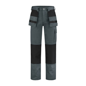 Werkbroek 100% katoen grijs/zwart