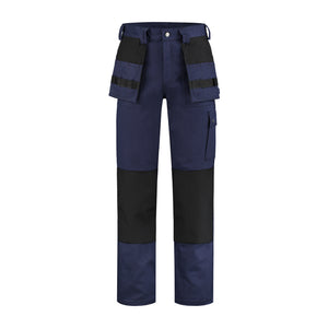 Werkbroek 100% katoen navy/zwart