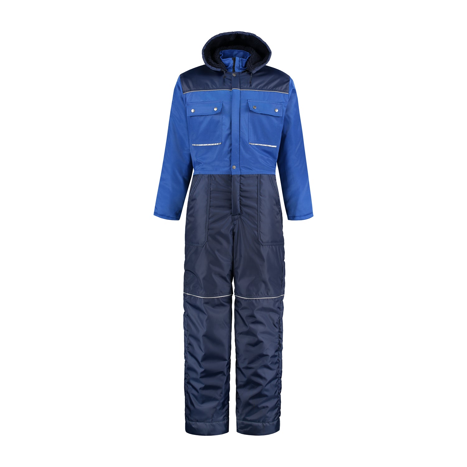 Winteroverall gevoerd korenblauw/navy