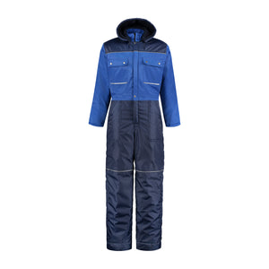 Winteroverall gevoerd korenblauw/navy